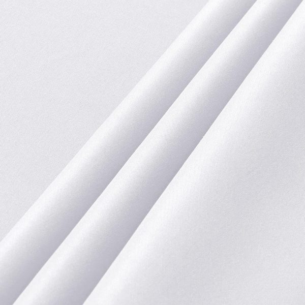 sancua 2 Pack White Tablecloth 60 x 102 Inch, Rectangle 6 Feet Table Cloth - Stain and Wrinkle Resistant Washable Polyester Table Cover for Dining Table, Buffet Parties and Camping - Image 6
